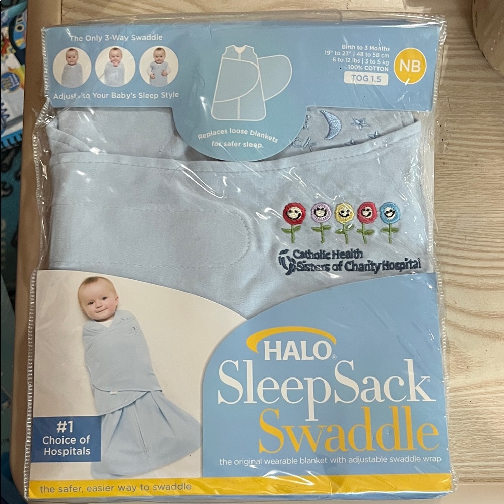 Halo SleepSack Swaddle - Light Blue